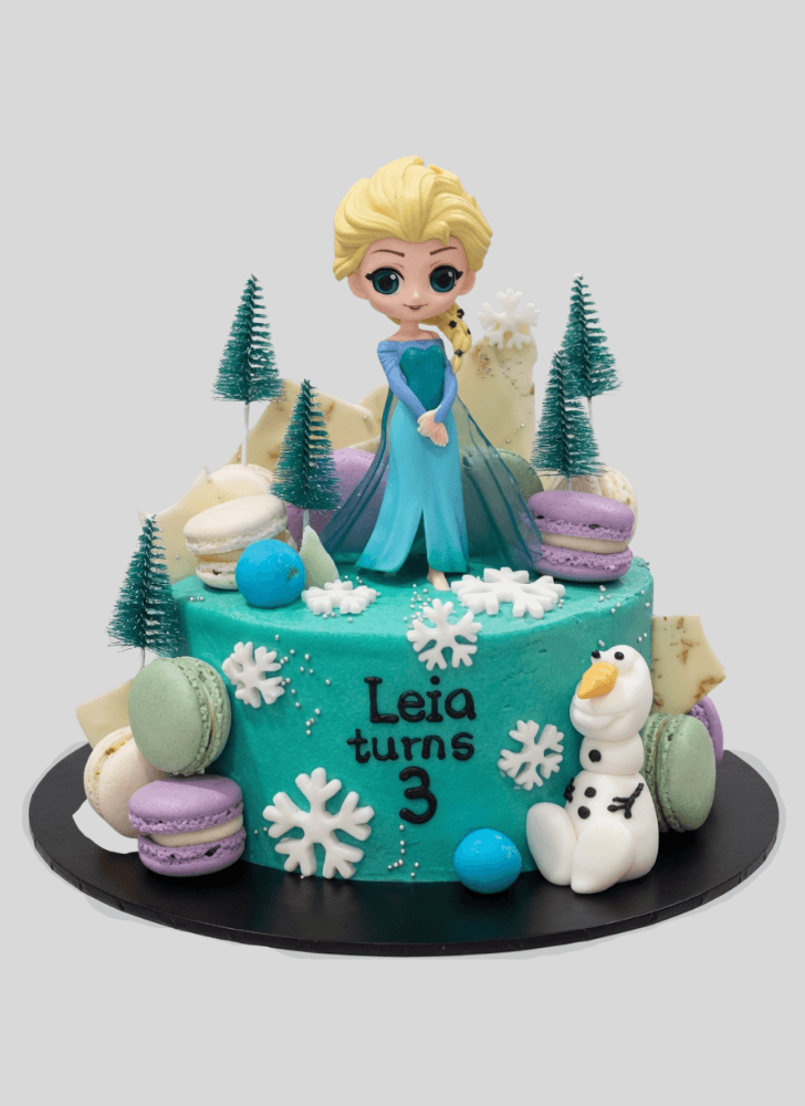 Bewitching Disneys Elsa Cake