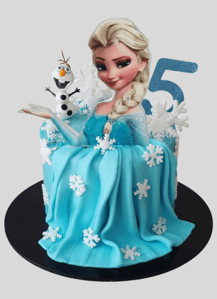 Cute Disneys Elsa Cake