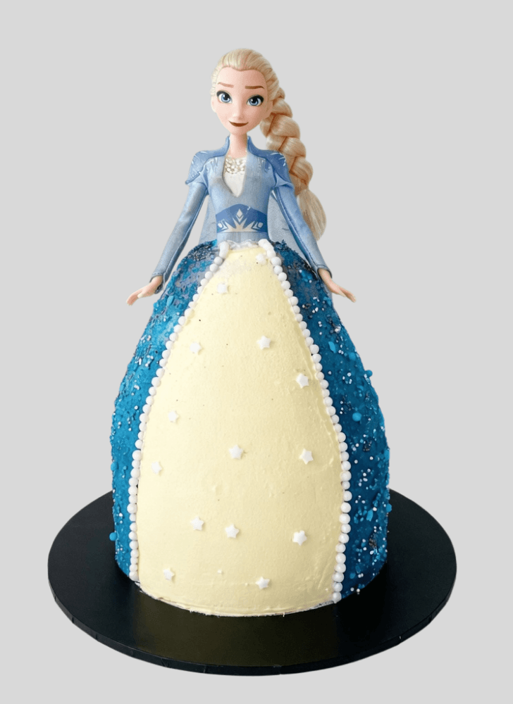 Elegant Disneys Elsa Cake