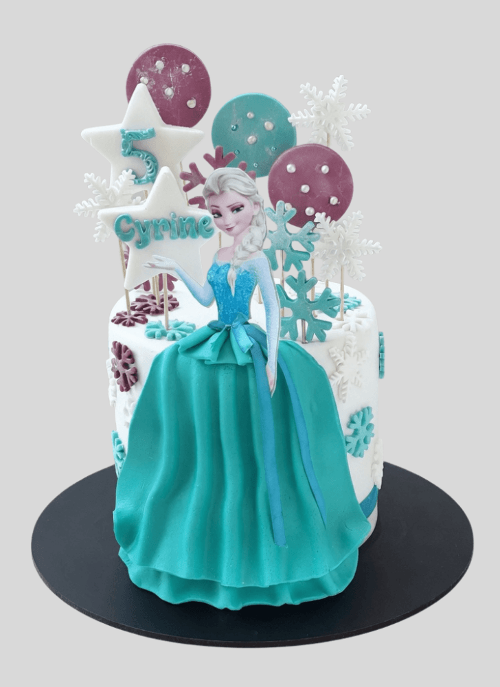 Good Looking Disneys Elsa Cake