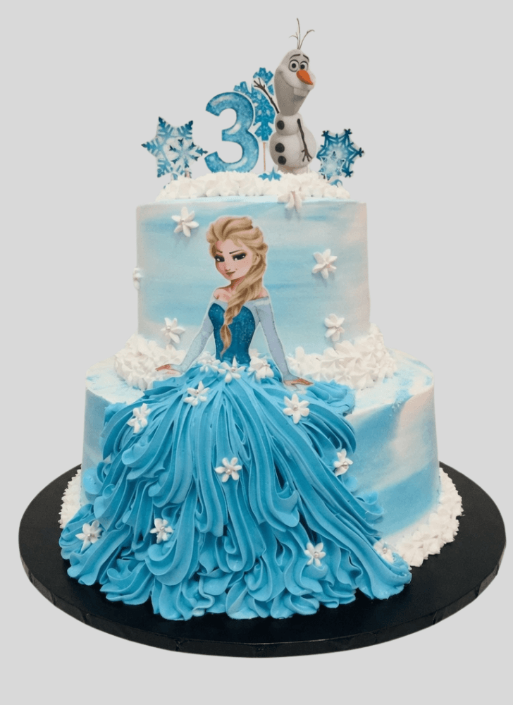 Grand Disneys Elsa Cake