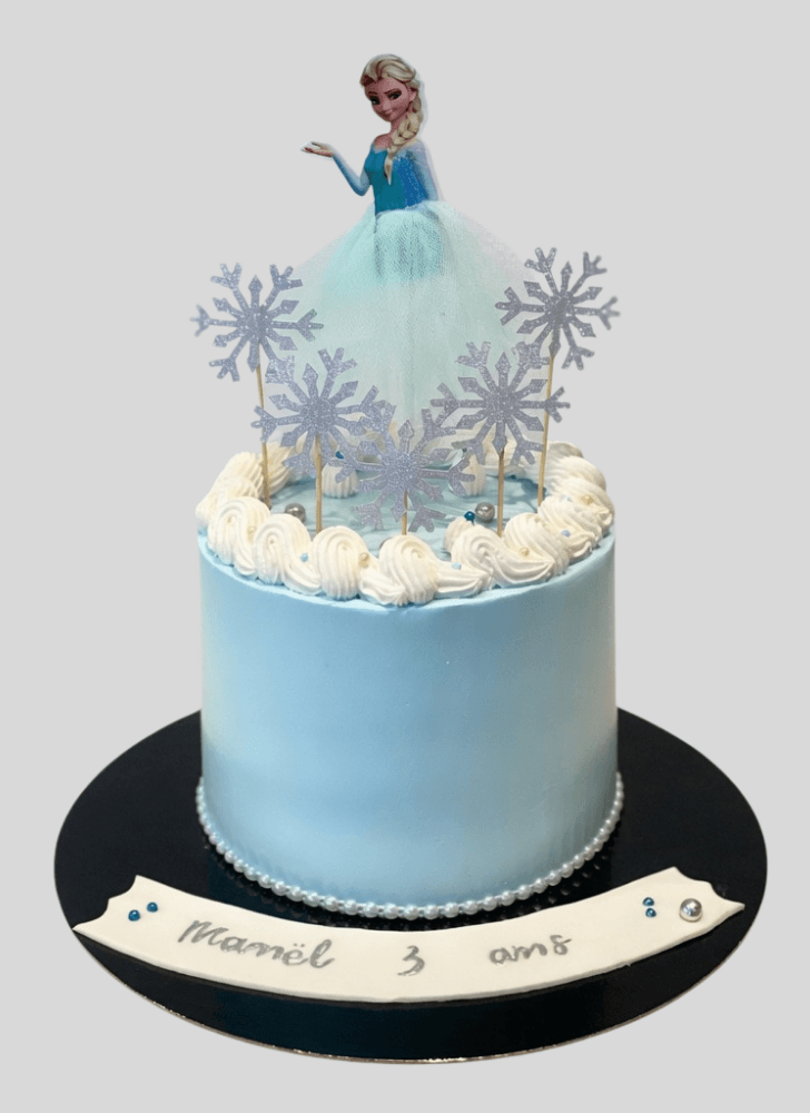 Handsome Disneys Elsa Cake