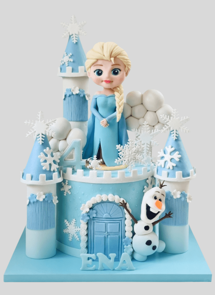 Ideal Disneys Elsa Cake