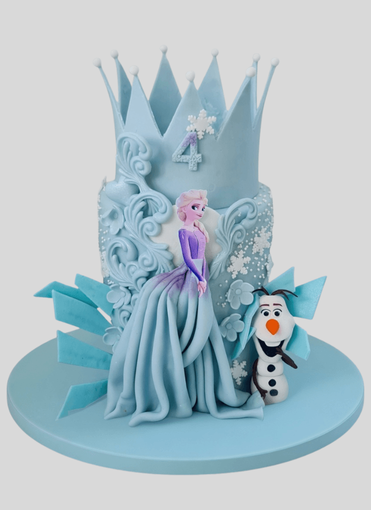 Lovely Disneys Elsa Cake Design