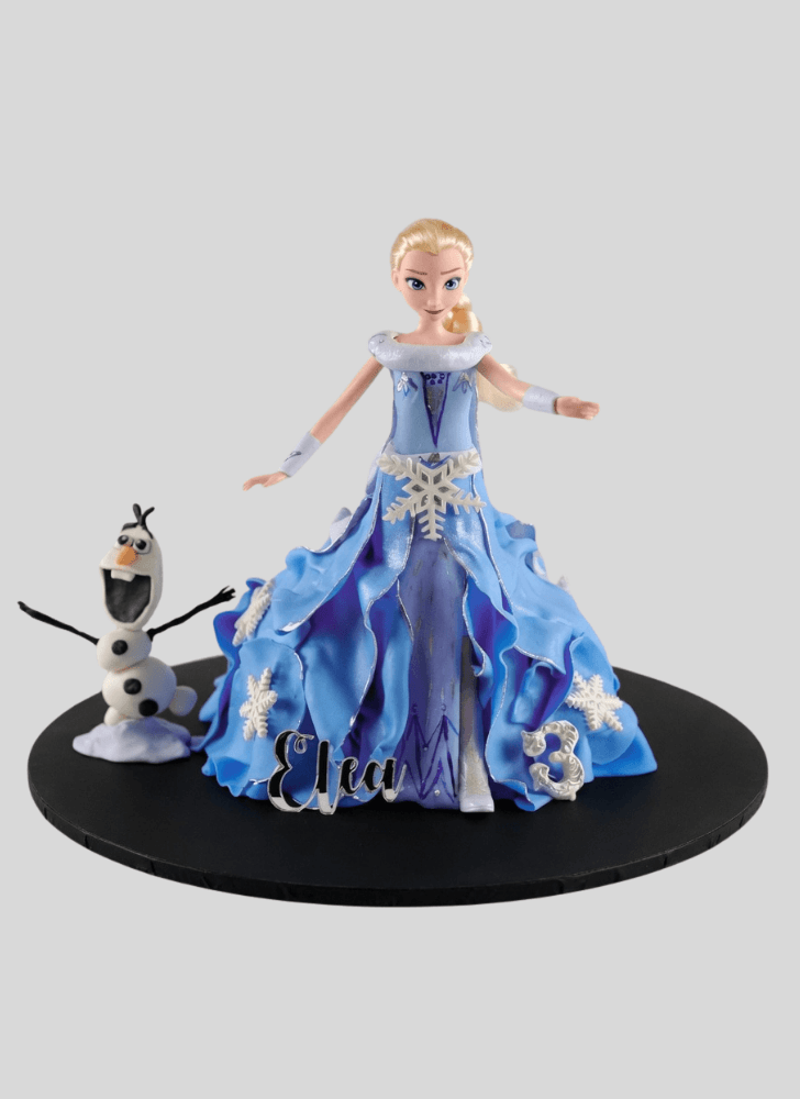 Marvelous Disneys Elsa Cake