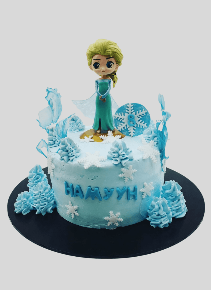 Slightly Disneys Elsa Cake
