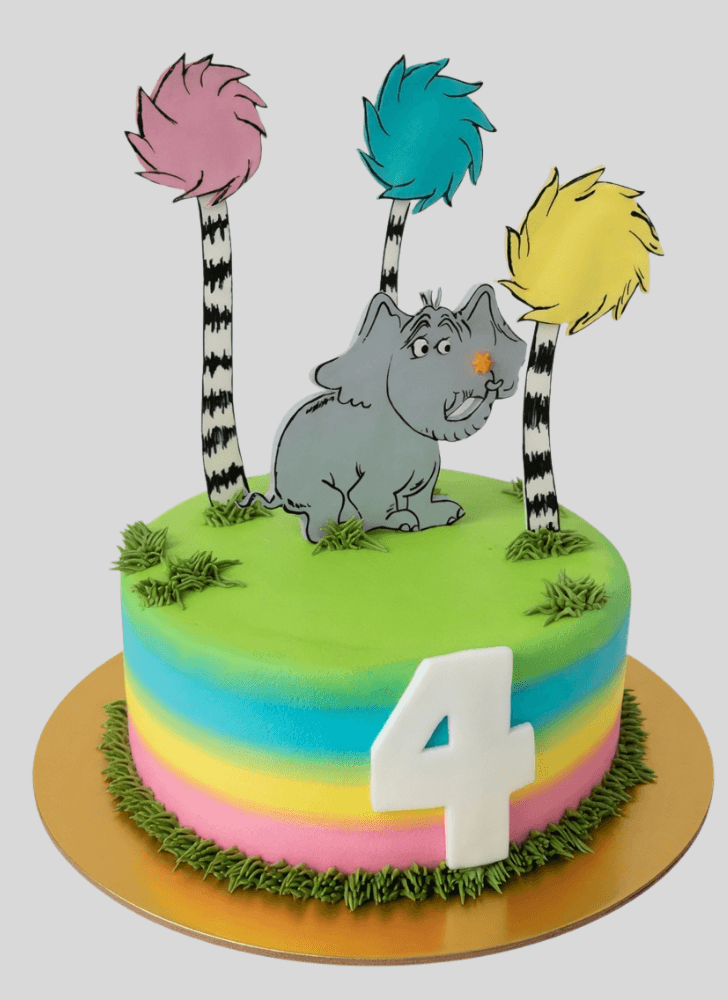 Alluring Horton Hears a Who Cake