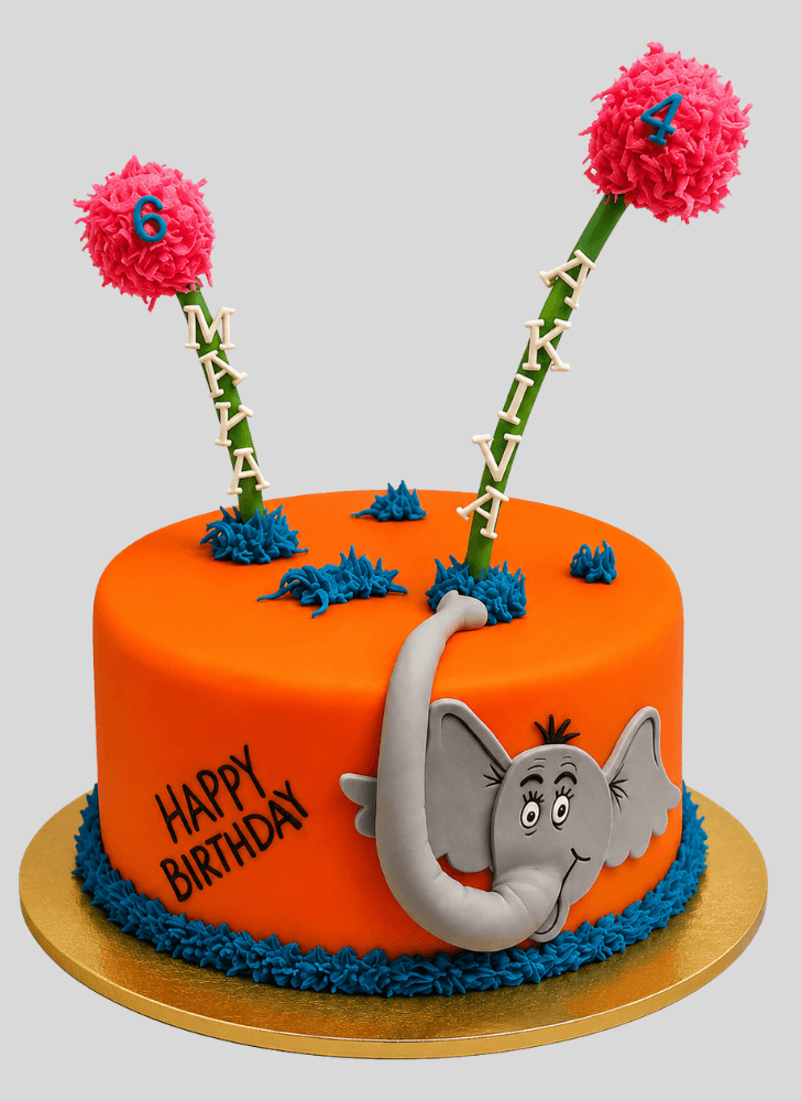 Appealing Horton Hears a Who Cake