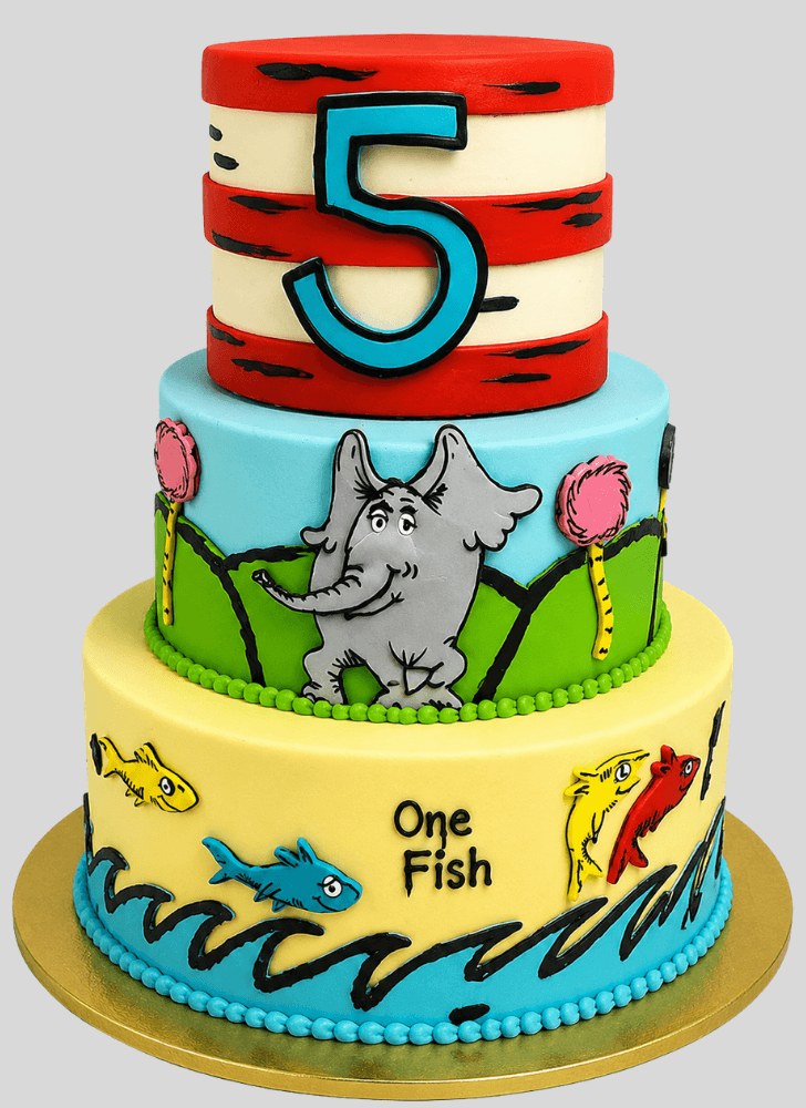 Dazzling Horton Hears a Who Cake