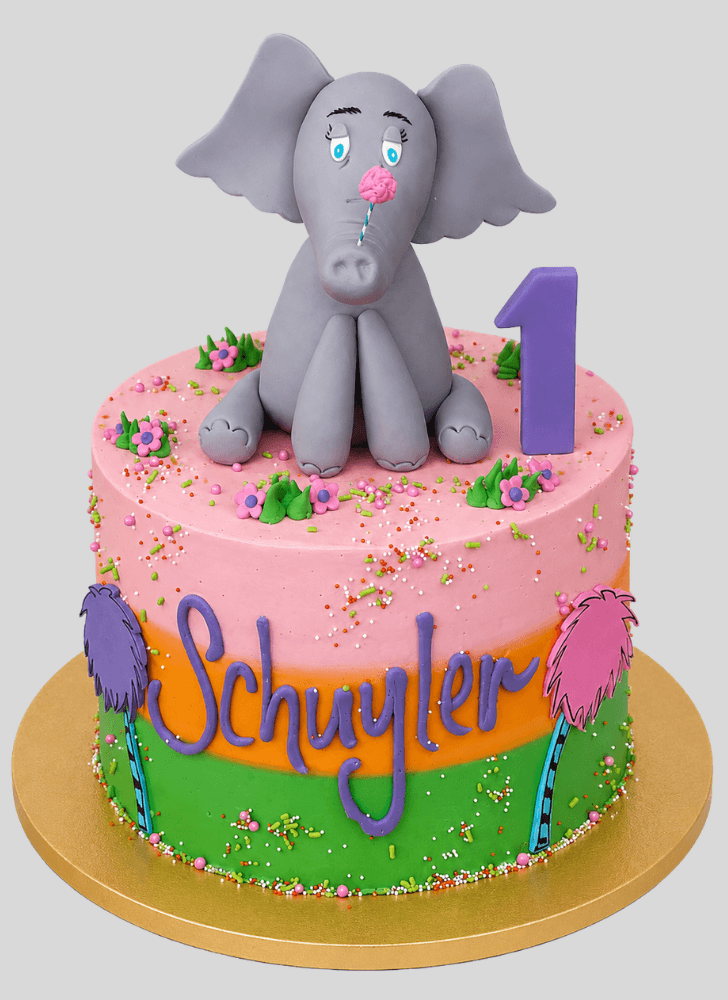 Elegant Horton Hears a Who Cake