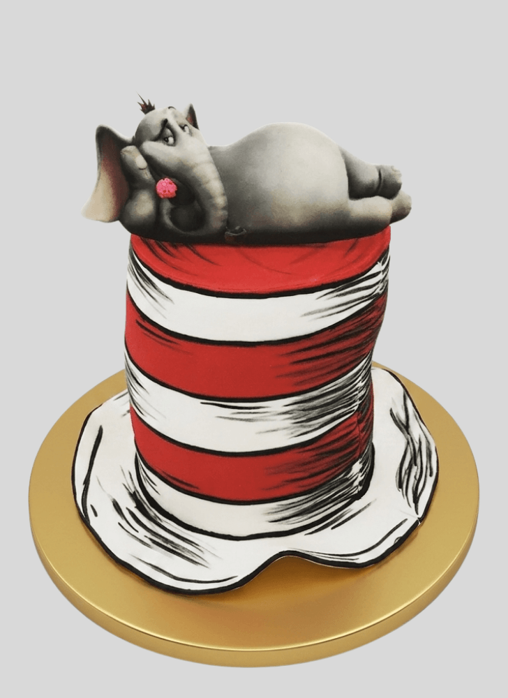 Enthralling Horton Hears a Who Cake