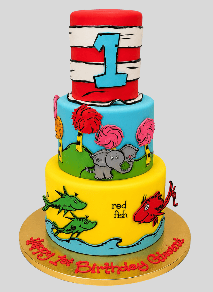 Enticing Horton Hears a Who Cake