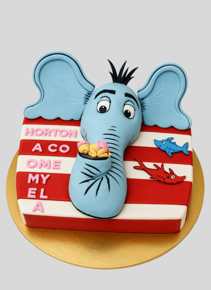 Pretty Horton Hears a Who Cake