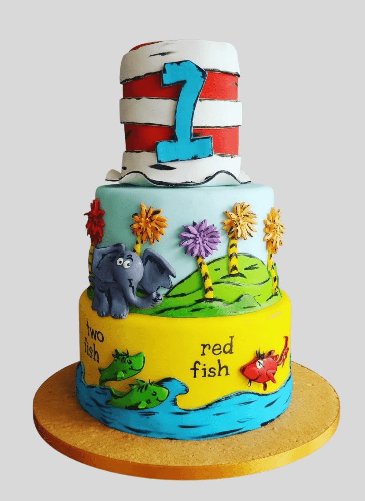 Resplendent Horton Hears a Who Cake
