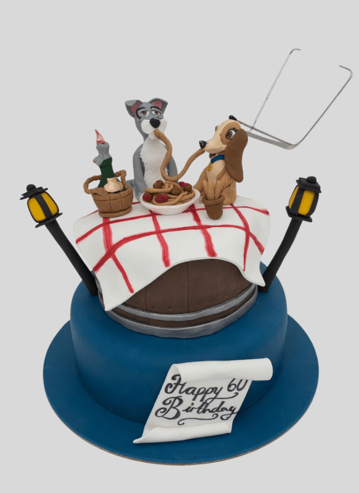 Bewitching Lady and the Tramp Cake