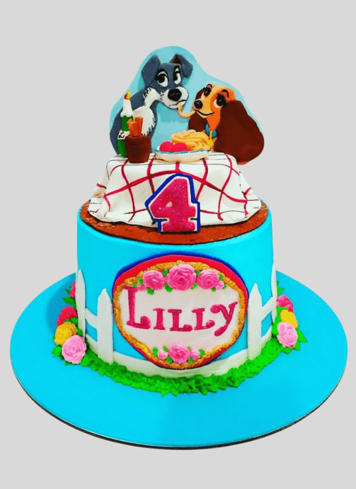 Captivating Lady and the Tramp Cake