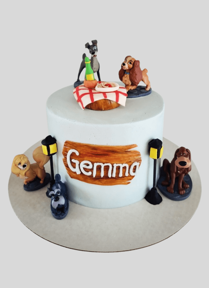 Classy Lady and the Tramp Cake