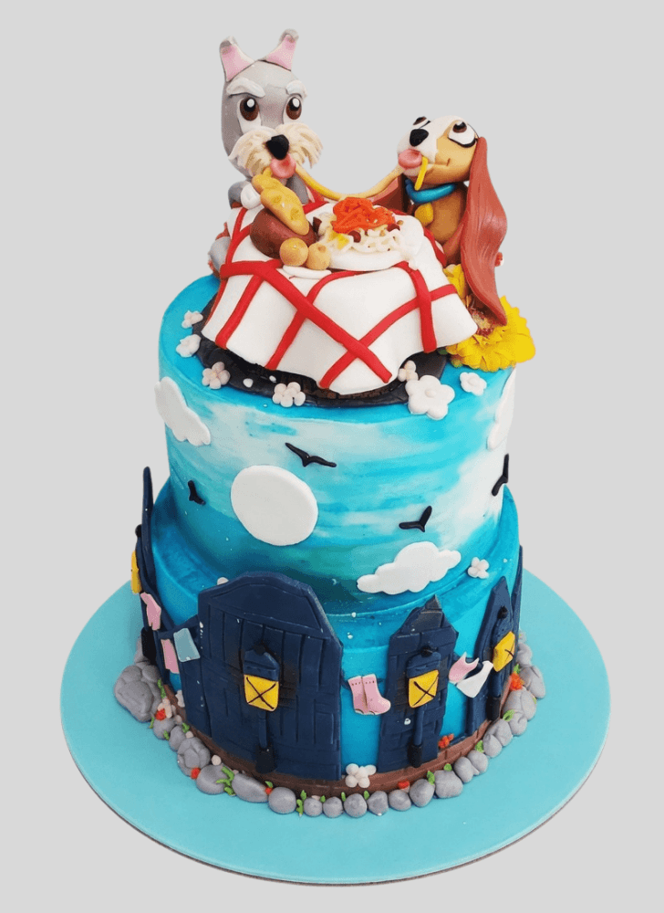 Comely Lady and the Tramp Cake