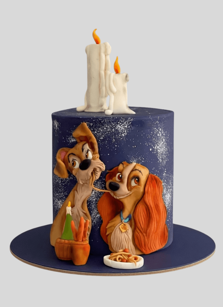 Delightful Lady and the Tramp Cake