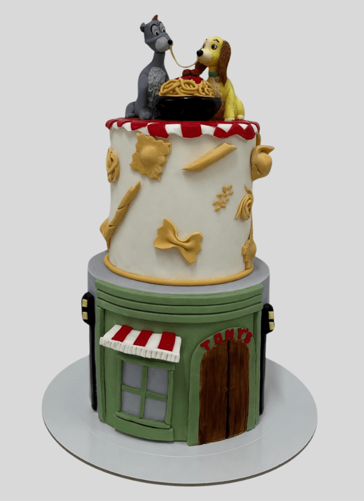 Divine Lady and the Tramp Cake