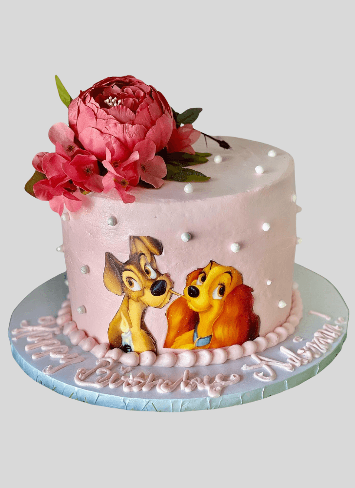 Excellent Lady and the Tramp Cake