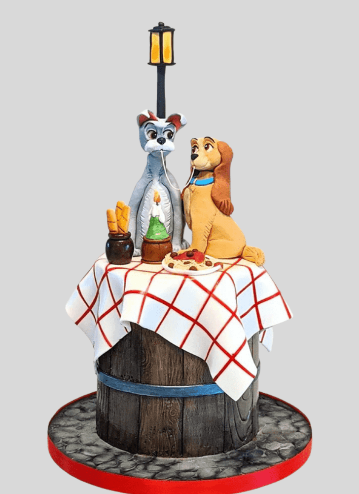 Exquisite Lady and the Tramp Cake