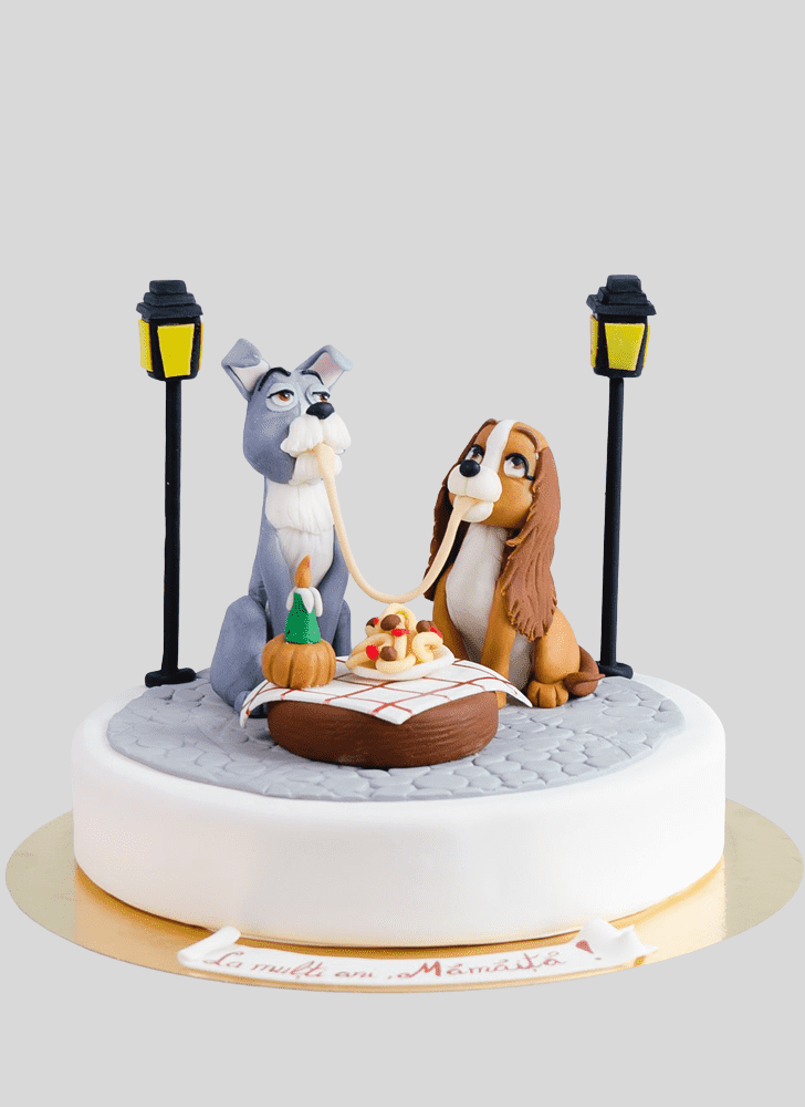 Fascinating Lady and the Tramp Cake