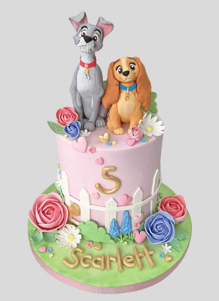 Fetching Lady and the Tramp Cake