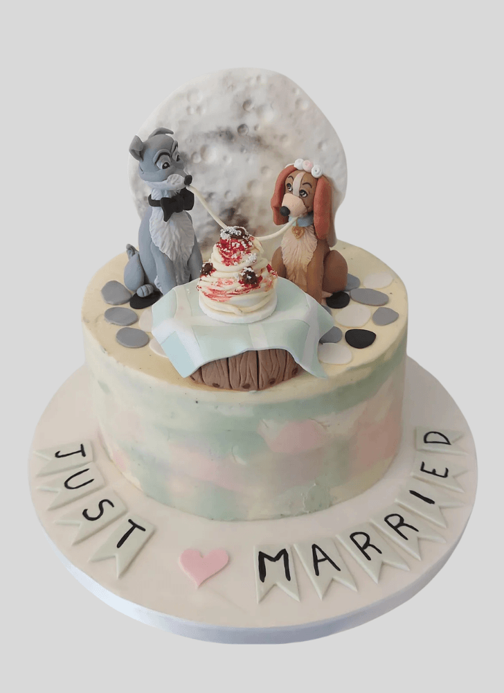 Pretty Lady and the Tramp Cake
