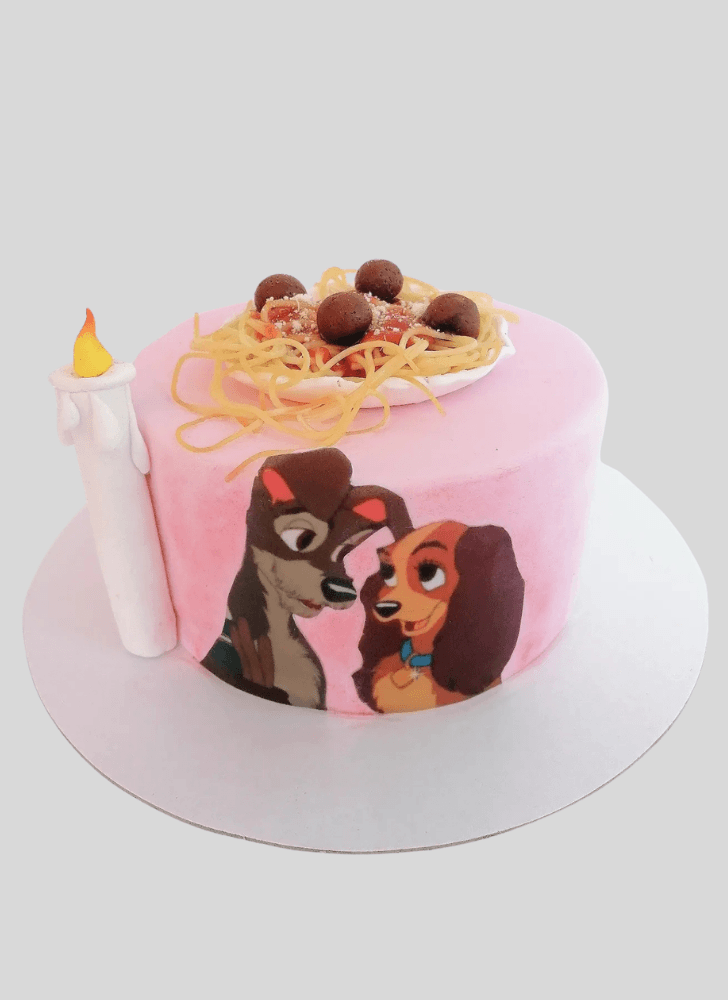 Ravishing Lady and the Tramp Cake