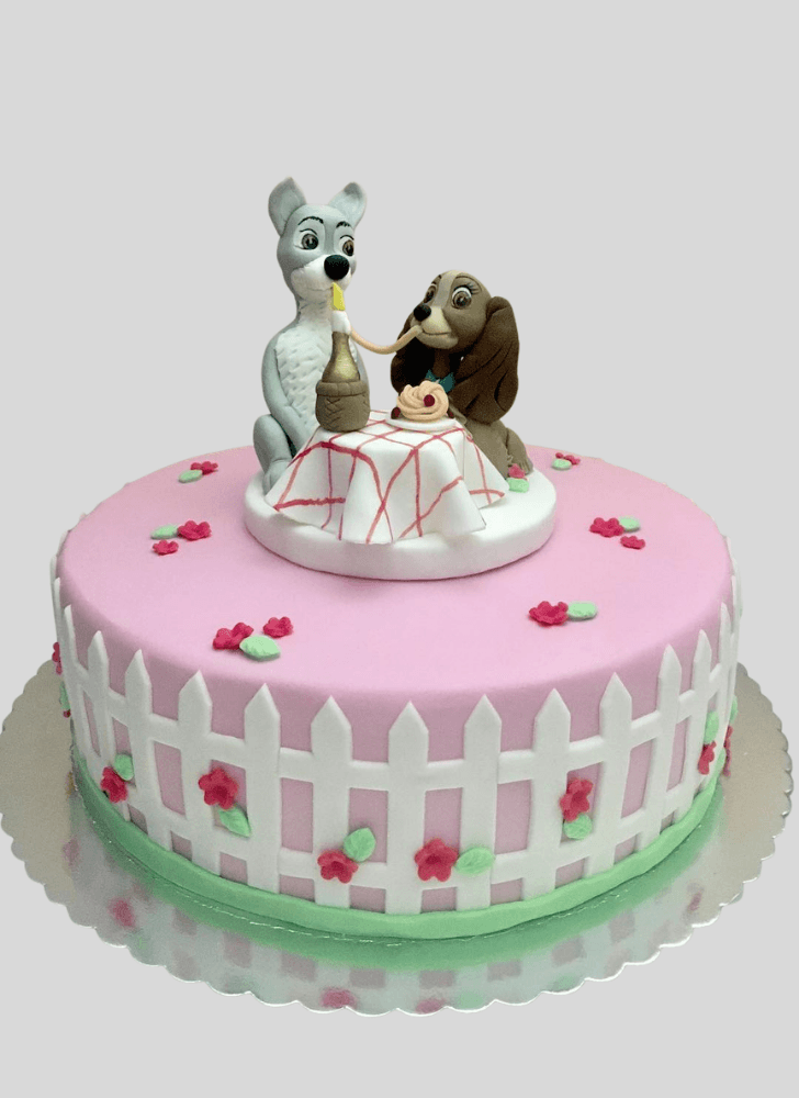Shapely Lady and the Tramp Cake