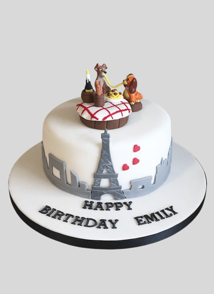 Slightly Lady and the Tramp Cake