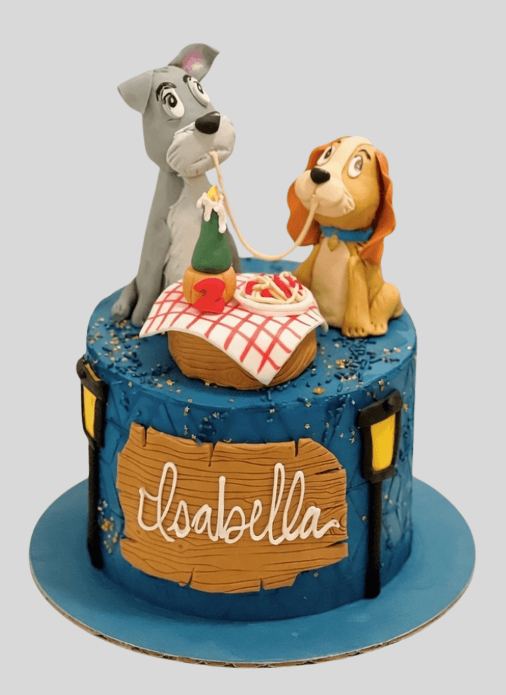 Superb Lady and the Tramp Cake