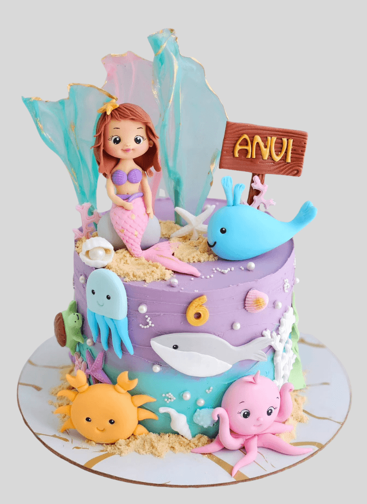 Angelic Mermaid Cake