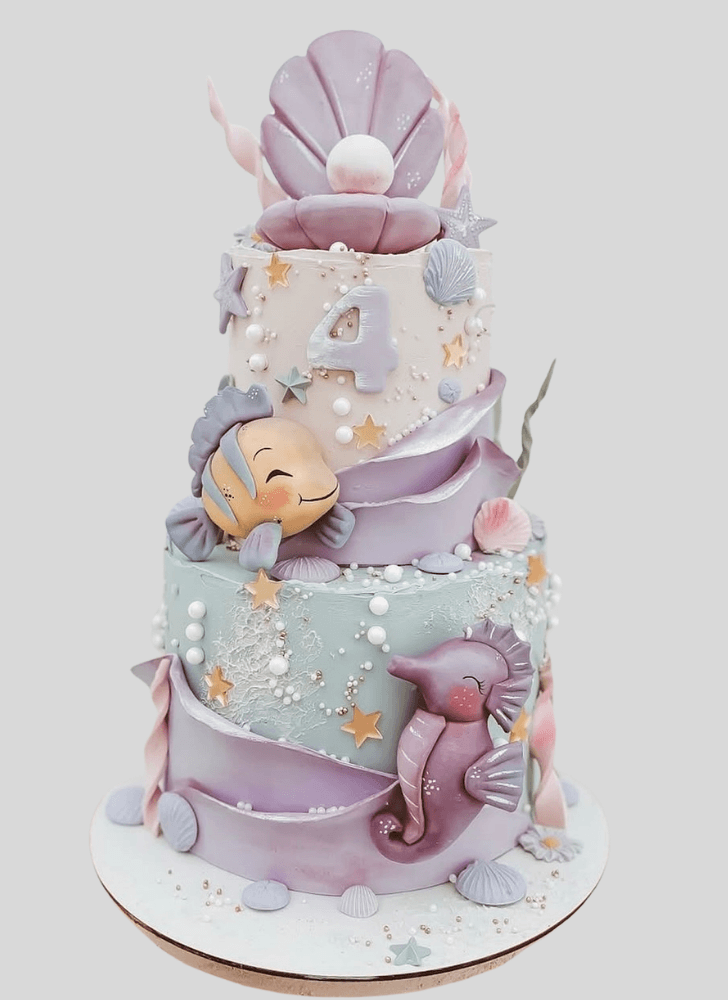 Appealing Mermaid Cake