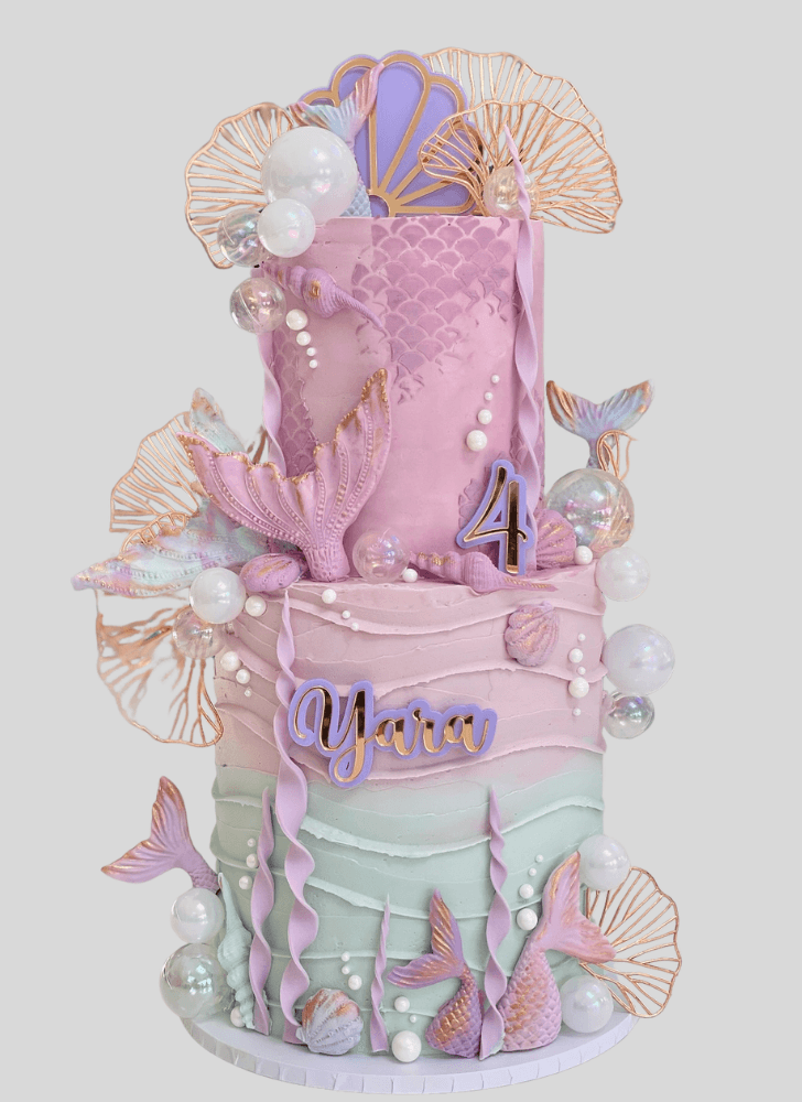 Cute Mermaid Cake