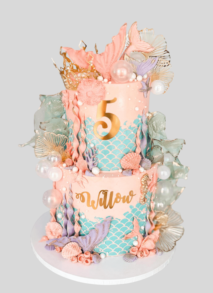 Dazzling Mermaid Cake