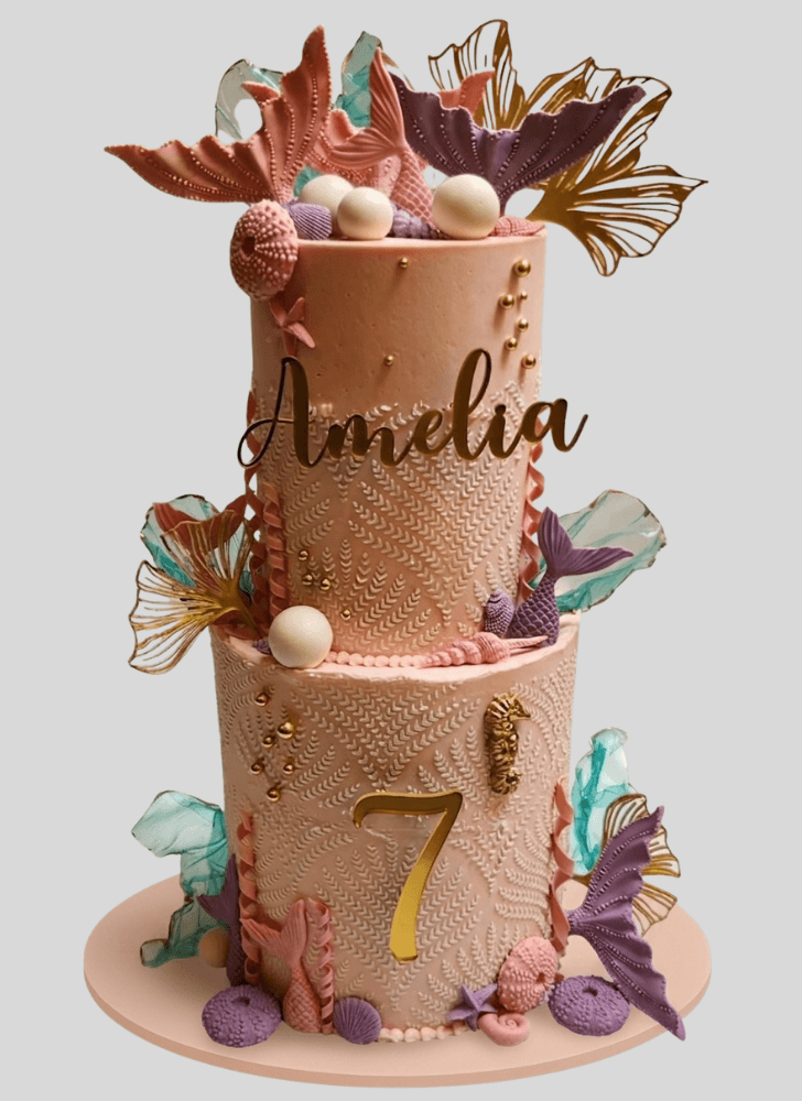 Pleasing Mermaid Cake