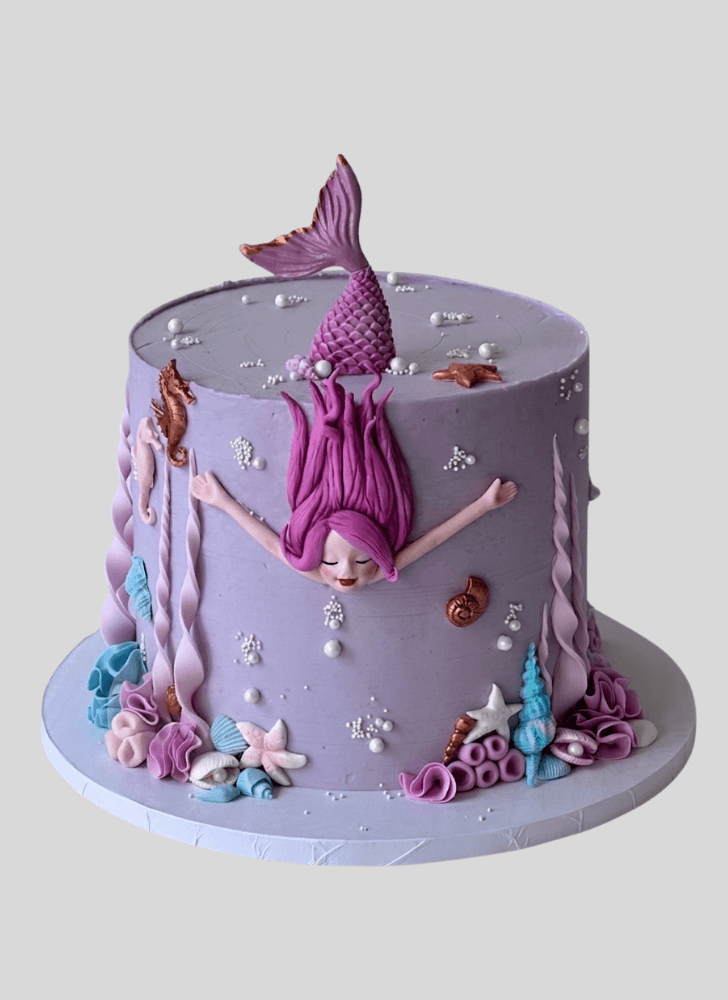 Wonderful Mermaid Cake Design