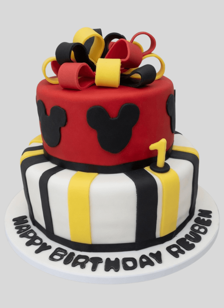Alluring Micky Mouse Cake
