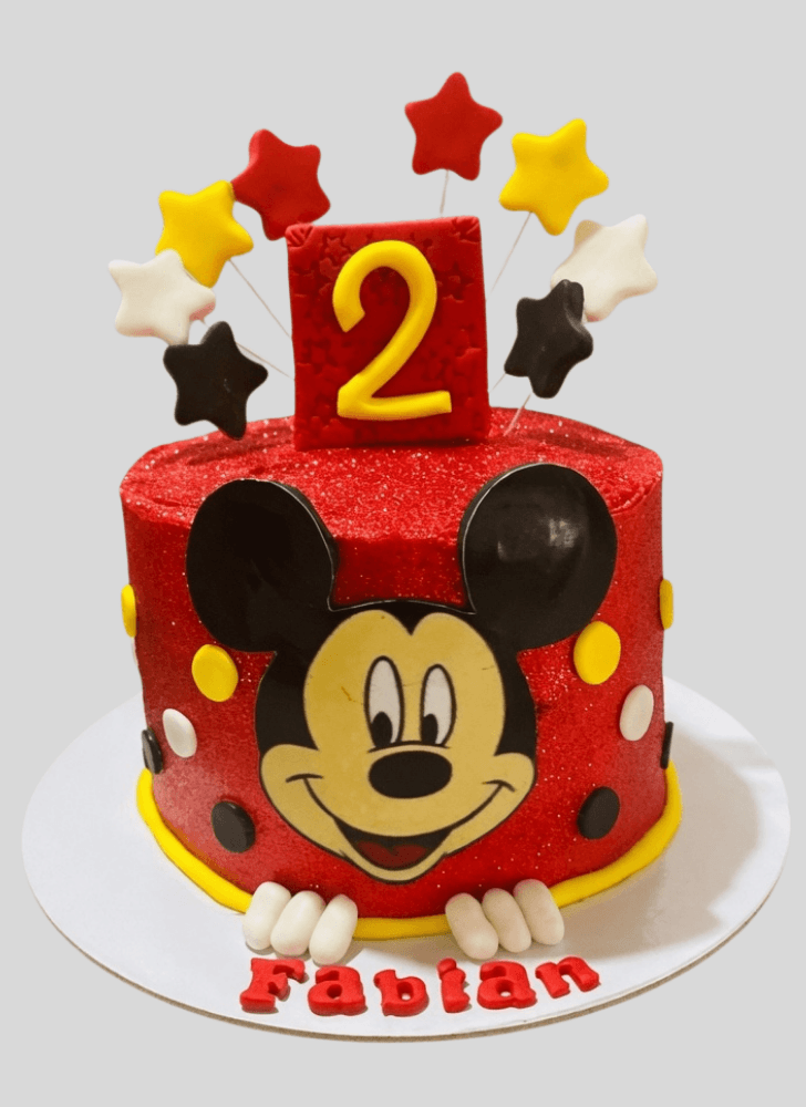 Comely Micky Mouse Cake