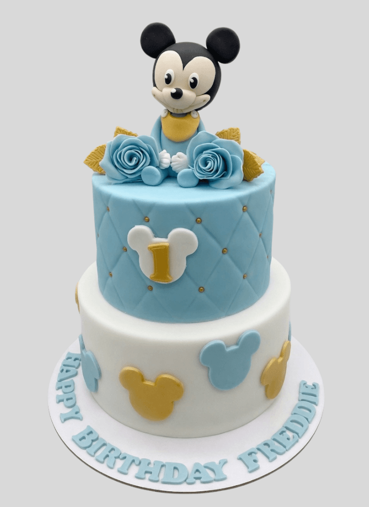 Delightful Micky Mouse Cake