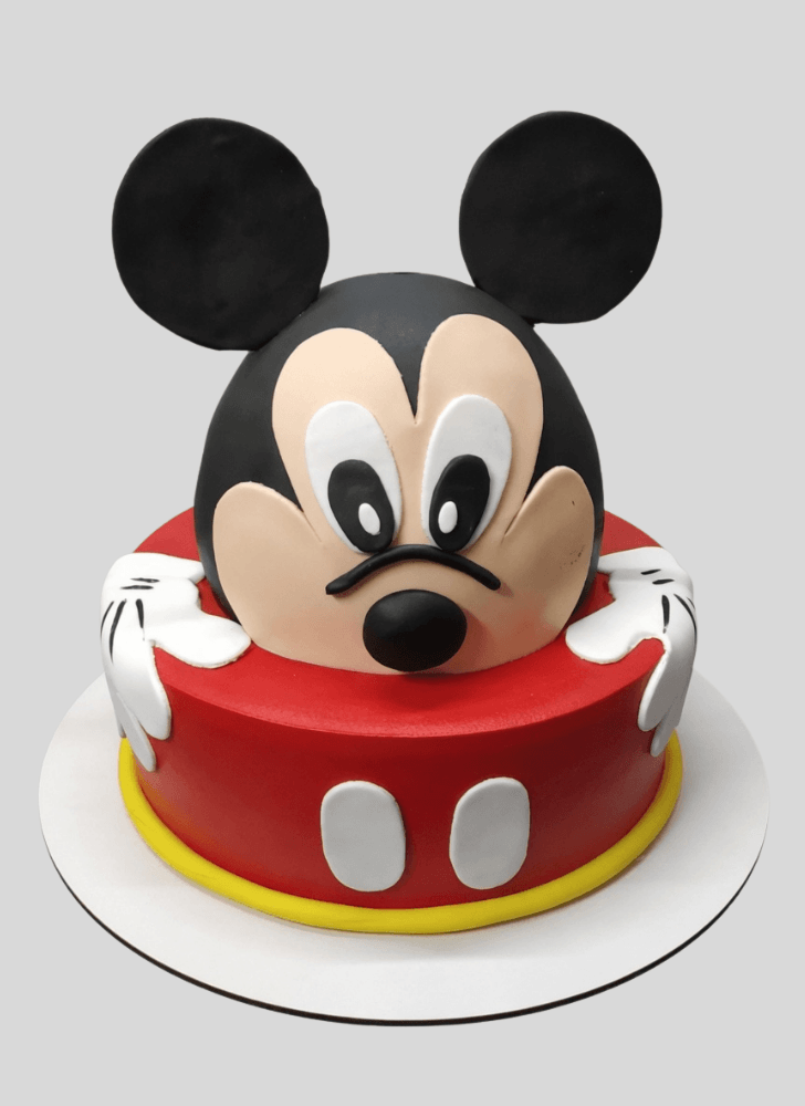 Enthralling Micky Mouse Cake