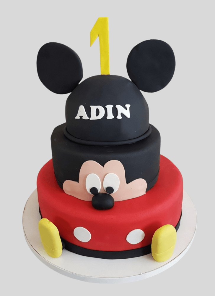 Fetching Micky Mouse Cake