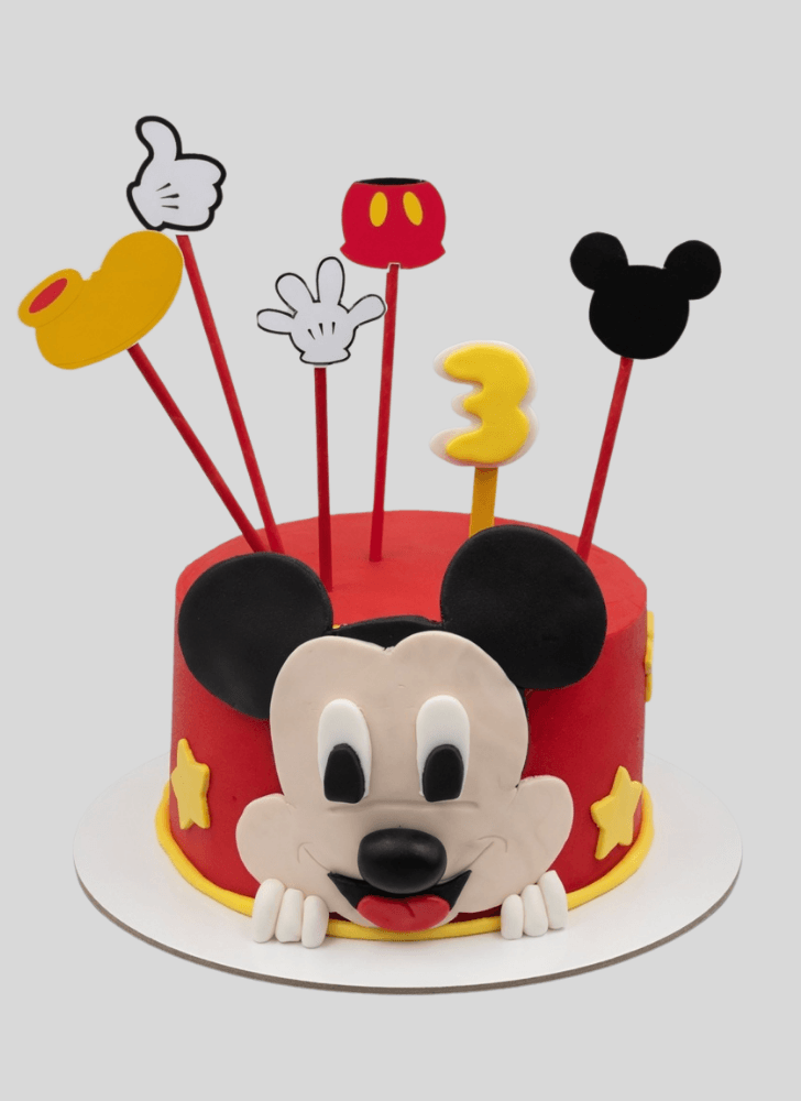 Ravishing Micky Mouse Cake