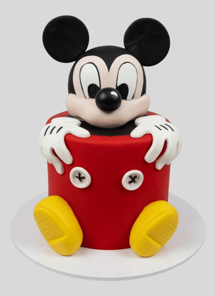 Refined Micky Mouse Cake