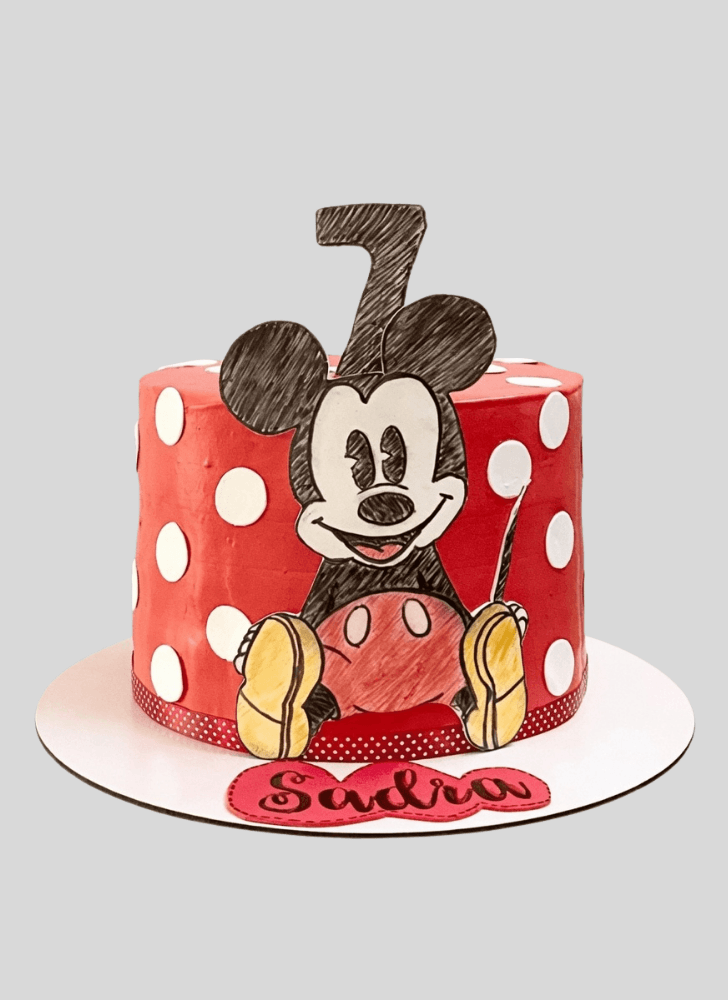 Resplendent Micky Mouse Cake