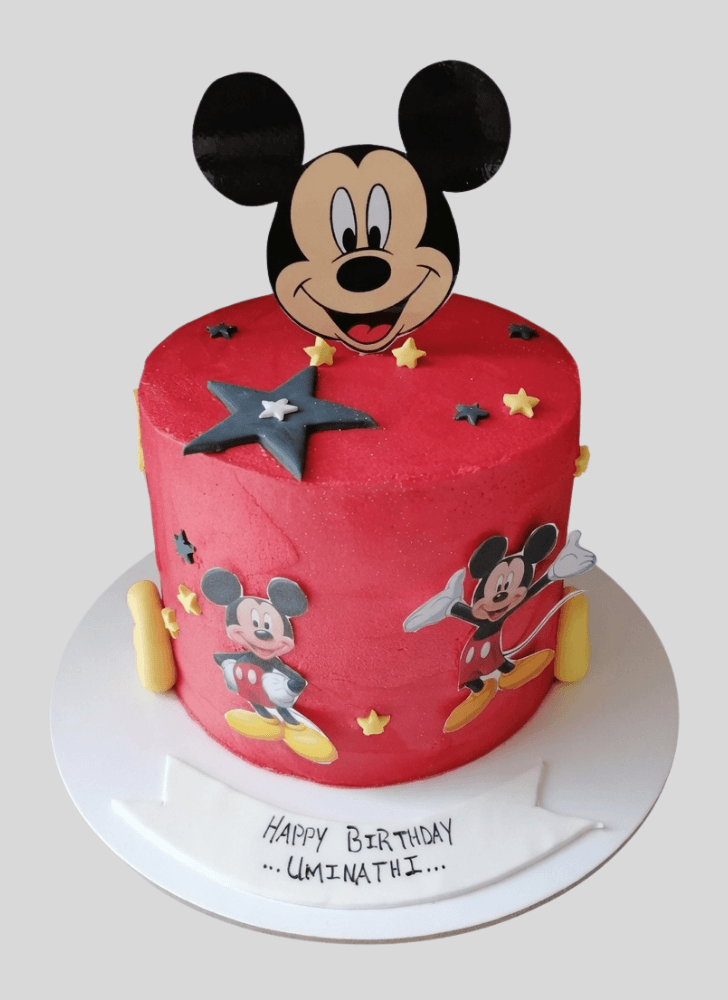 Splendid Micky Mouse Cake