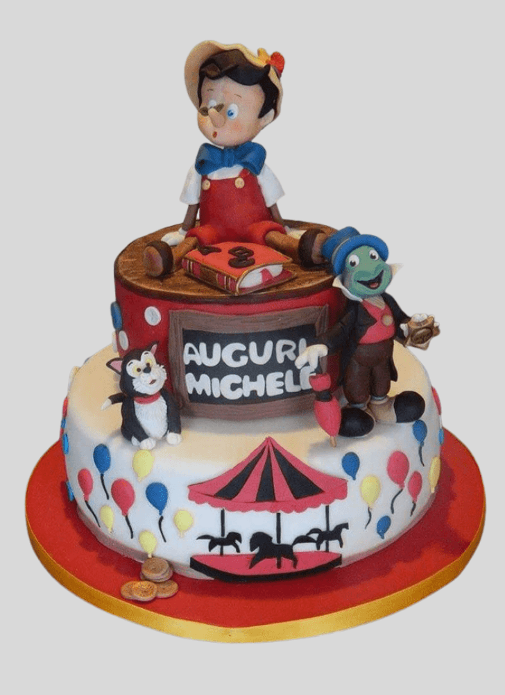 Inviting  Pinocchio Cake