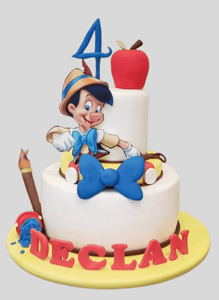 Lovely  Pinocchio Cake Design